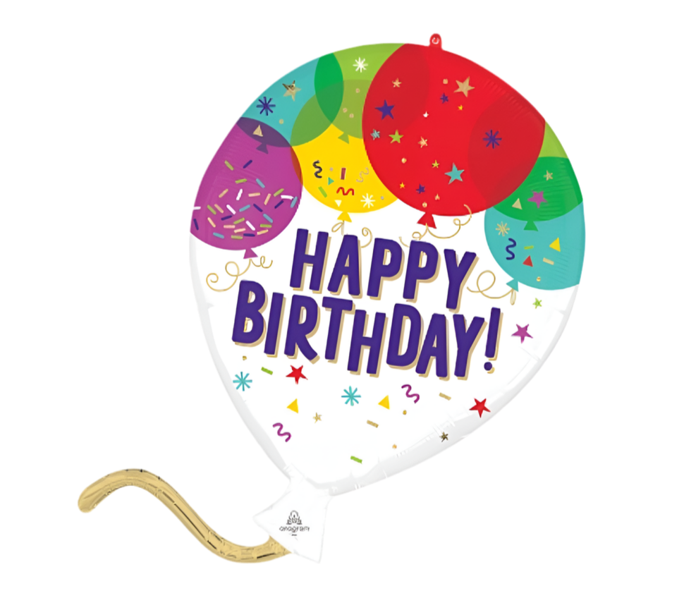 Anagram 26" Birthday Foil Balloon